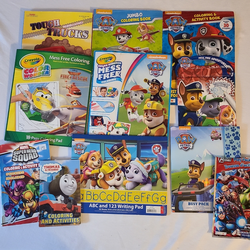Bundle Lot of Activity & Coloring Books